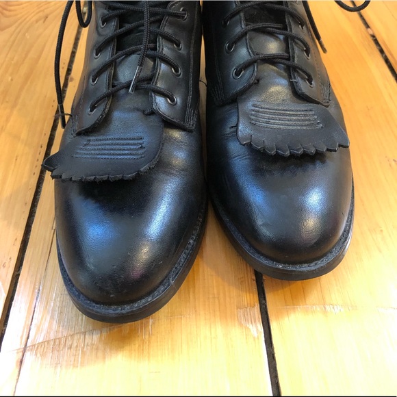 ⏰ Ariat Roper laced up leather boots - Sz US6B - Picture 6 of 7
